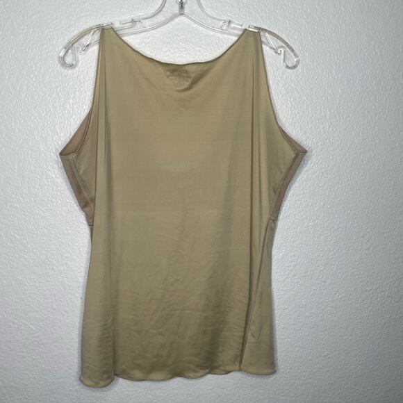Spanx Womens Shapewear Top Plus Size 3X Sleeveless Nude Pullover Scoop Neckline - Picture 2 of 8